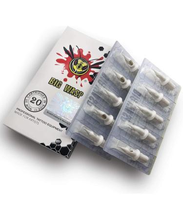 BIGWASP Disposable Tattoo Needle Cartridge #10 Bugpin 7RM Curved Magnum - 20 Pack - Buy Online on GoSupps.com
