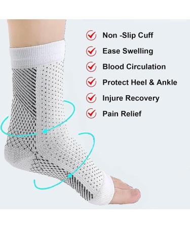 Buy Nighttime Compression Socks - L-XL Hot Pink | Orthopedic Compression Stockings for Better Sleep - Buy Online on GoSupps.com