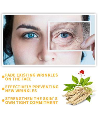 Ginseng Serum Ginseng Polypeptide Anti-Ageing Essence Ginseng Face Oils and Serums Ginseng Essence Water Anti-Wrinkle Serums for All Skin Tightening & Moisturizing (100ml) - Buy Online on GoSupps.com