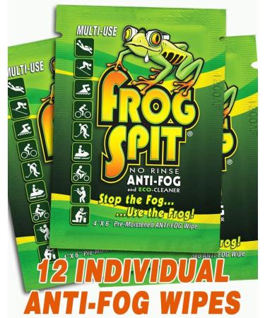 Buy 12 Pre-Moistened Anti-Fog Wipes | Anti-Fog Solution for Clear Vision | International Shipping Available - Buy Online on GoSupps.com
