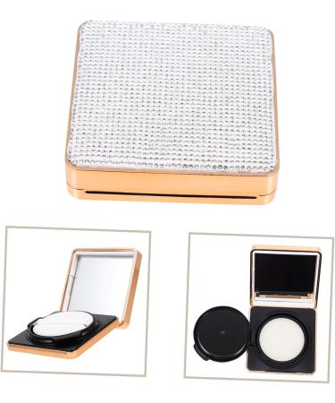 Box of 4 Empty Cardboard Concealer in Loose Powder Cream Container Travel Powder Container Travel Makeup Container Devil Horns Foundation Compact ABS Powder Puff Portable Travel - Buy Online on GoSupps.com