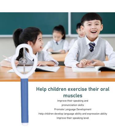 Professional Tongue-Tip Exercise Device - Pumpkin-Shaped Mouth Muscle Trainer with Blue & White Bibs | Enhance Oral Power & Skills - Buy Online on GoSupps.com