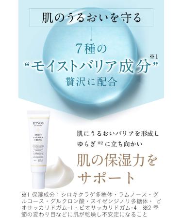 Etovos Moist Barrier Cream 1.0oz (30g) - Skin Hydration and Protection - Buy Online on GoSupps.com