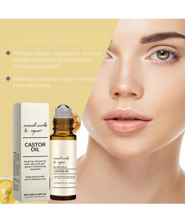 BRVLY Liftora Castor Oil with Essential Vitamin E Eye Roller Oil for Eyelash and Eyebrow Growth AntiWrinkle Serum 6 - Buy Online on GoSupps.com
