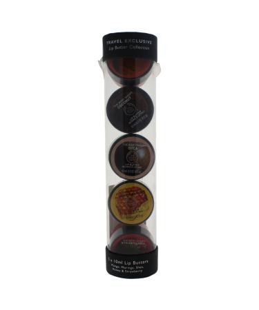 Set-lip Balm Collection: Mango + Coconut + Shea + Honeymania + Strawberry -5x30ml/1oz