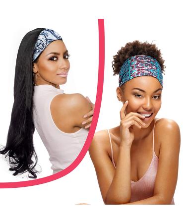 Yougulu African Headband Set - 10 Piece Boho Wide Bandeau Headbands for Women and Girls - Buy Online on GoSupps.com