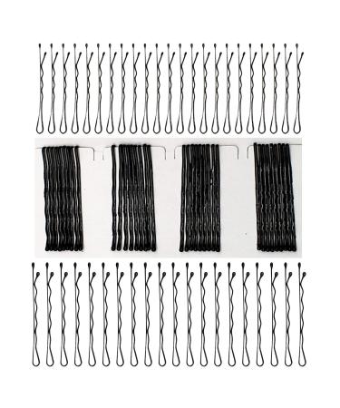 Dylan-EU 312 Pieces Hair Pins Black Metal Wave Shape Hair Clips Classic Bobby Pins for Girls and Women Hair Accessories