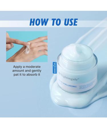 Nightingale Ecto-Hyaluronic Cream - 8 Layer Hyaluronic Acid Moisturizer for Dry Skin | Fragrance Free Hypoallergenic Vegan | Korean Skincare International Shipping - Buy Online on GoSupps.com