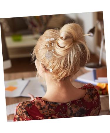 Mikinona Hairpin Ancient Hair Clip Pin Traditional Hair Pin Chinese Hair Bun Stick Chinese Tassel Hair Stick Pearl Flower Hair Pins Vintage Hair Chopsticks Accessories Modeling Bride - Buy Online on GoSupps.com