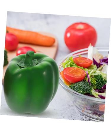 Cabilock 6pcs Simulated Vegetable Model Chili Models Peppers Decorations for Shop Simulation Cake Model Fake Pepper Ornament Fake Vegetable Pepper Simulated Pepper Bell Pepper Foam Food - Buy Online on GoSupps.com