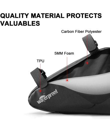 NDAkter Bike Bag - Water-Resistant Triangle Pouch for Phone, Wallet, Keys & Tools | Cycling Accessories for Road Bike MTB Commute - Buy Online on GoSupps.com