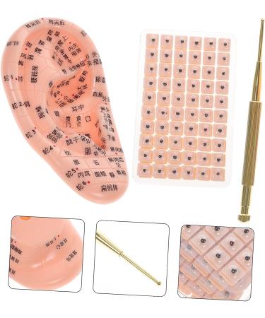 Healeved Sticker Sets Auricular Tools Household Tools Model Kits Ear Stickers Ear Acupoint Stickers Ear Self-Caring Patches Cave Pen Care Silicone Pe Aluminum Alloy Acupoint Pressure Massage Tools Assorted Colorx2pcs 10x6x0.6cmx2pcs - Buy Online on GoSupps.com
