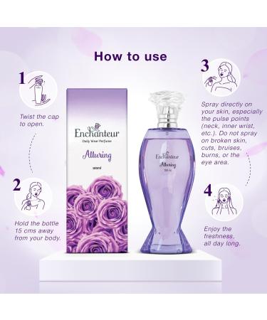 Enchanteu../r Alluring Rose Perfume Liquid For Women 100Ml - Buy Online on GoSupps.com