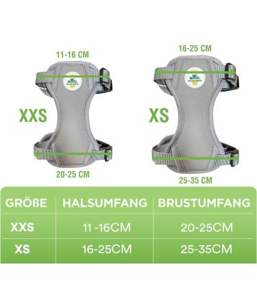 MC-Royal Premium Cat Dishes with Leash - Adjustable Size for Small & Large Cats | Durable Break-Proof Cat Bowls in Gray (XXS) - Buy Online on GoSupps.com