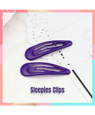 6Pcs 5CM Snap Hair Clips in School Colours - Purple Hair Accessories for Girls & Women - Buy Online on GoSupps.com
