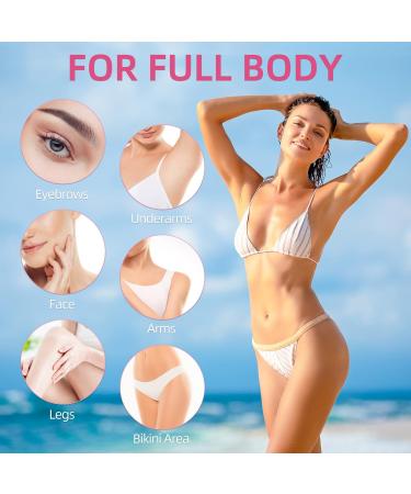 BOYUJK Professional Waxing Kit for Women and Men - 500g Wax Beads, Wax Pot, Wooden Strips, 2 Wax Sprays - Hot Waxing Kit for Full Body Hair Removal - Buy Online on GoSupps.com