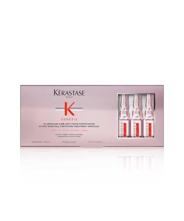 K rastase hair treatment for brittle and thin hair against hair loss and hair breakage ampoules cure anti-chute fortifiates genesis 10 x 6 ml - Buy Online on GoSupps.com