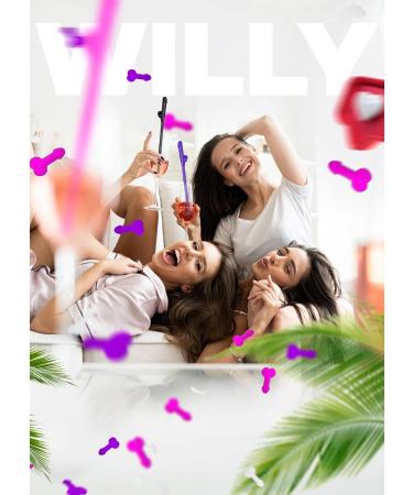 15pcs Bachelorette Party Straw Confetti Pack Bride Party Drinking Straws Bachelorette Party Pennis Straws Hen Straws Naughty Crazy Hen Night Straws Funny Bachelorette Party Drinking Straws - Buy Online on GoSupps.com