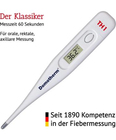 Domotherm TH1 Classic Fever Thermometer - Trusted Worldwide for Accurate Temperature Measurement - Buy Online on GoSupps.com