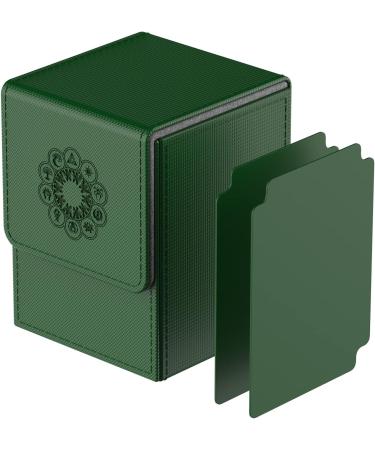 MIXPOET Deck Box for MTG Cards - Large Size, 100+ Cards Capacity - The Elementals (Green) - Buy Online on GoSupps.com