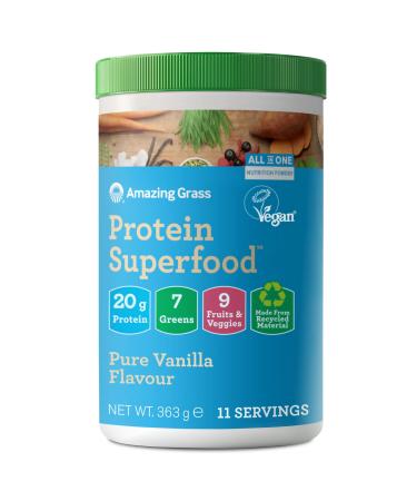 Amazing Grass Protein Superfood Pure Vanilla 12 oz (341 g)