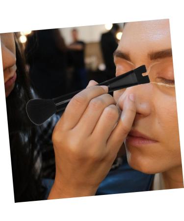 Beavorty Double-ended Nose Shadow & Contour Brush | Versatile Makeup Tool for Women - Blending Blush Highlighter & Concealer Brush for Flawless Application - Buy Online on GoSupps.com