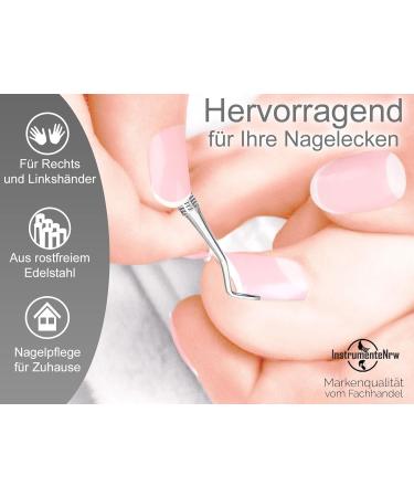 Premium Stainless Steel Corn Lifter - Nail Care & Pedicure Tool with Case | Long Wide Ends for Ultimate Foot Care - Buy Online on GoSupps.com