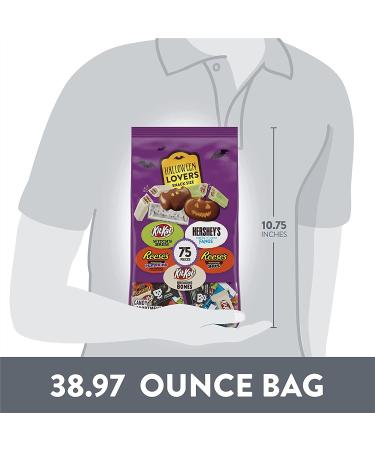 Halloween Candy Variety Bag: REESE'S, KIT KAT, HERSHEY'S Milk Chocolate & Creme - 38.97 oz (75 Pieces) - Buy Online on GoSupps.com