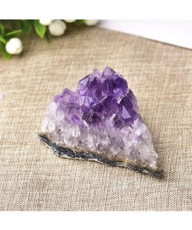 1PC Natural Amethyst Cluster Quartz CrystalStones Reiki Stones Crystal Point Specimen Home Decoration Raw Crystals for Crystal Cluster (Color : Amethyst Size : 4PCS) 4PCS Amethyst