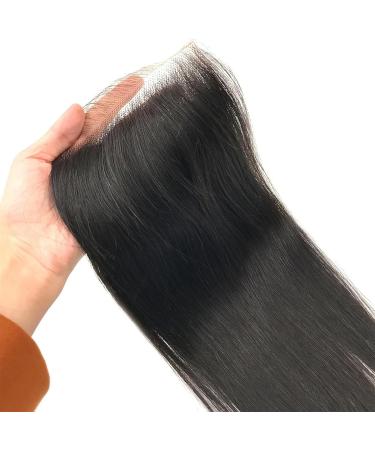 DUAUJUIU 5x5 Lace Closure Straight HD Transparent Lace Human Hair Free Part Closure Pre Plucked with Baby Hair Natural Color Brazilian Hair for Black Women 14 Inch 14 Inch 5x5 Lace Closure Straight - Buy Online on GoSupps.com