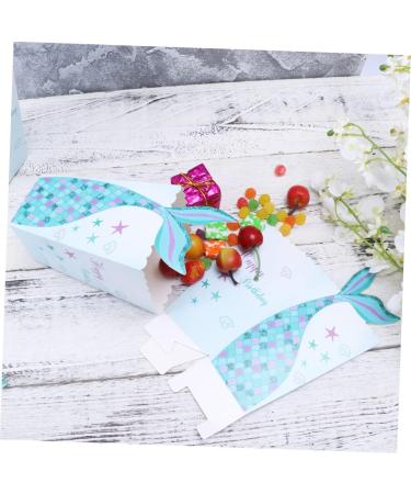HOMSFOU 72 Pcs Disposable Food Containers Container Disposable Containers Christmas Decor Popcorn Container Mini Cake Toppers Gift Bags Party Popcorn Boxes Child Mermaid Candy - Buy Online on GoSupps.com