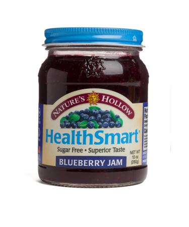 Nature's Hollow, Sugar-Free Blueberry Jam Preserves, on GMO, Keto Friendly, Vegan and Gluten Free - 10 Ounce