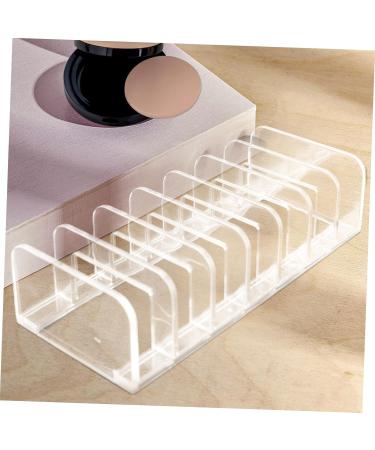 Housoutil Eye Shadow Storage Box Clear Cosmetic Case Makeup Stand Organizer Makeup Pallet Countertop Organizer - Buy Online on GoSupps.com