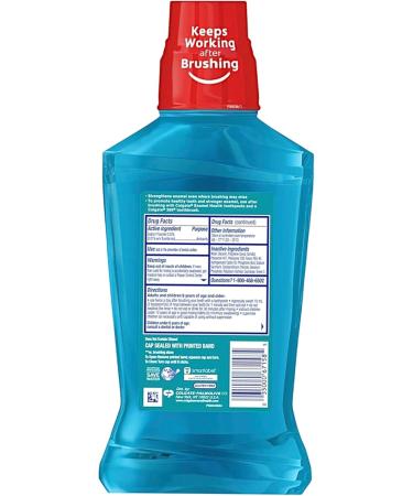 Colgate Enamel Health Anticavity Fluoride Mouthwash - Sparkling Fresh Mint 16.9 oz (2-Pack) | International Shipping Available - Buy Online on GoSupps.com