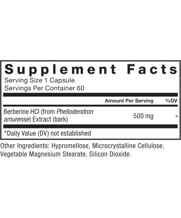 Force Factor Berberine 500mg Supplement Cardiovascular Support Supplement Supports Heart Health Premium Quality Vegan No Gelatin Non-GMO 60 Vegetable Capsules - Buy Online on GoSupps.com