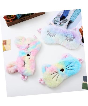 Shop Beaupretty Unicorn Sleep Masks - 6 Pcs Plush Eye Covers for Kids & Adults | Soft Multi-Function Travel Eye Masks - Buy Online on GoSupps.com