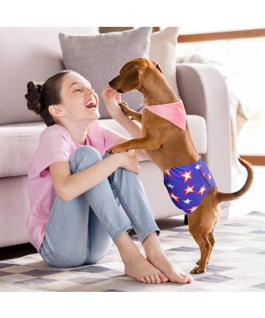 Avont Male Reusable Dog Diapers - 3 Piece Washable Belly Bands for Incontinence | Eco-Friendly XS (22-29cm) - Flag/Star/Spider-Man Design - Buy Online on GoSupps.com