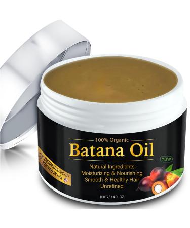100% Natural Raw Batana Oil for Hair Growth Dr. Sebi Hair Oil from Honduras Prevent Hair Loss Eliminates Split Ends for Men & Women