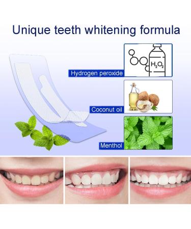 JdXun 28 Whitening Strips | Effective Teeth Whitening Stripes for Stains | Non-Sensitive Bleach for White Teeth - Buy Online on GoSupps.com