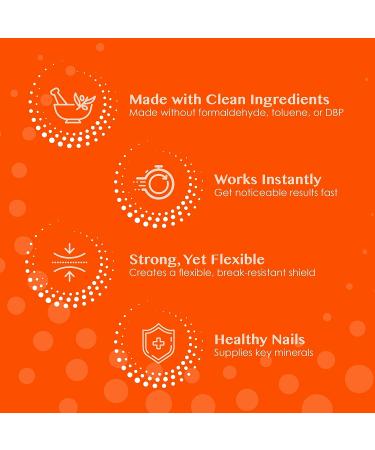 Nutra Nail Invisible Flex Hardener - Instant Protective Clear Gel Shield for Brittle Nails - Buy Online on GoSupps.com
