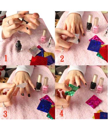 Warm Girl 2pcs Professional Nail Art Glue Set for Foil Sticker Transfer DIY Tool - Buy Online on GoSupps.com