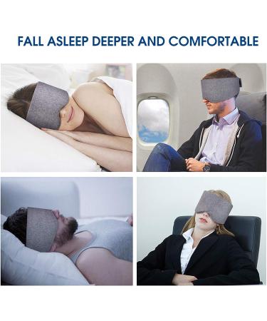 Cotton Sleep Mask for Men & Women - Handmade Eye Mask for Sleeping with Earplugs - Buy Online on GoSupps.com