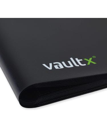 Vault X 12-Pocket Trading Card Album Binder - 480 Side Loading Pockets for TCG - Black - Buy Online on GoSupps.com
