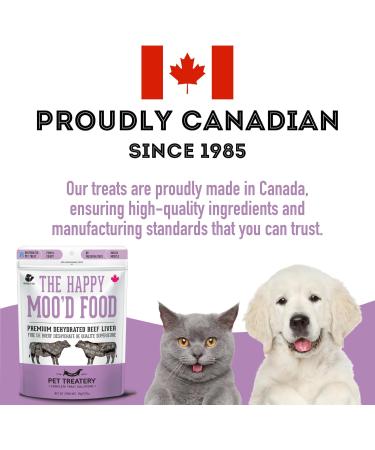 The Granville Island Pet Treatery Dehydrated Beef Liver Treats for Dogs & Cats (90g Pack of 1) - Single Ingredient Dog Treats Cat Treats - Natural Dog Treats Grain Free Beef Liver 90 g (Pack of 1) - Buy Online on GoSupps.com