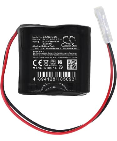 Premium Battery Replacement for Panic Door BP6 DL-10 PG10 HTL-10 - Fast International Shipping - Buy Online on GoSupps.com