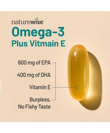 NatureWise 1 Vitamin D3 5000iu + Organic Olive Oil - 360 Mini Softgels 360-Day Supply + (Pack of 2) Omega3 Fish Oil 1000mg + Vitamin E - Wild-Caught - 360 Softgels 180-Day Supply  - Buy Online on GoSupps.com