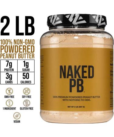 NAKED Whey Chocolate Peanut Butter Protein Powder (52 Servings) + PB Powdered Peanut Butter 2LB (76 Servings) Grass-Fed Non-GMO Gluten Free Soy Free Bulk - Buy Online on GoSupps.com