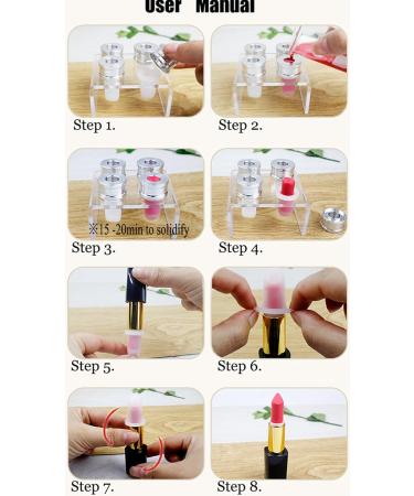 DIY Silicone Lipstick Mould Set | Simple Design - Bird Beak Nail Heart Eagle Shapes | International Shipping - Buy Online on GoSupps.com