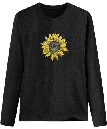 tsaChick Women's Sunflower Oversized Sweatshirt - Clearance Sale | Black, Sizes S-XXL - Buy Online on GoSupps.com
