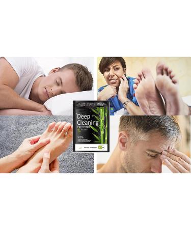 20PCS Premium Deep Cleansing Foot Pads with Bamboo Vinegar and Ginger - Foot Care for Stress Relief and Better Sleep - Buy Online on GoSupps.com